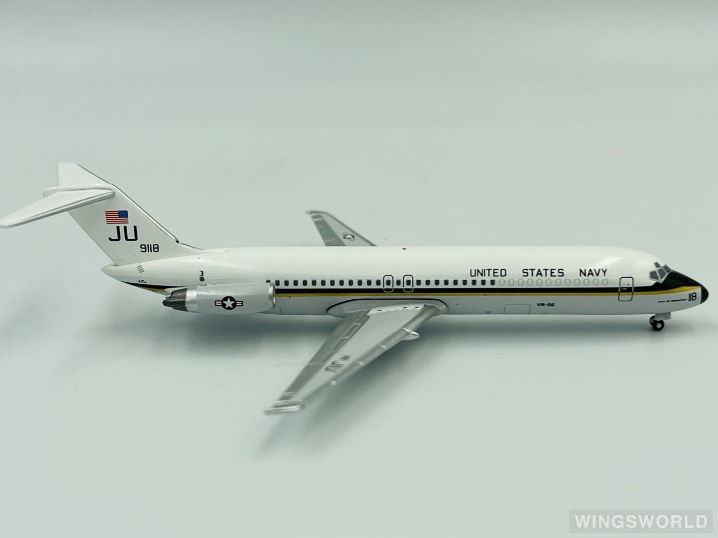 AeroClassics 1:400 AC159118 U.S. Navy 美国海军 McDonnell Douglas DC-9 9118