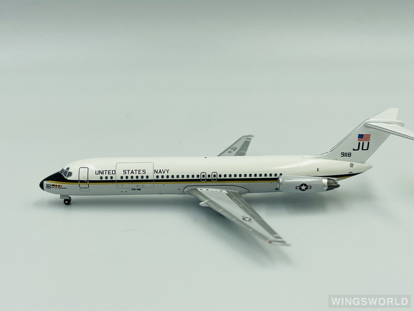 AeroClassics 1:400 AC159118 U.S. Navy 美国海军 McDonnell Douglas DC-9 9118