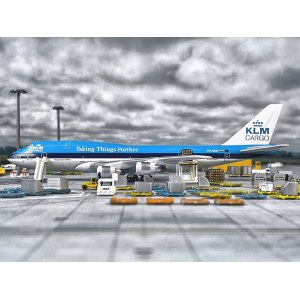 KLM 荷兰皇家航空 Boeing 747-200 PH-BUI Wilbur Wright BB4-2004-25 Big Bird 1:400