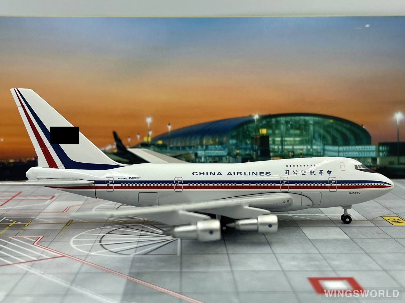 Geminijets 1:400 GJCAL261 China Airlines 中华航空 Boeing 747SP N4522V