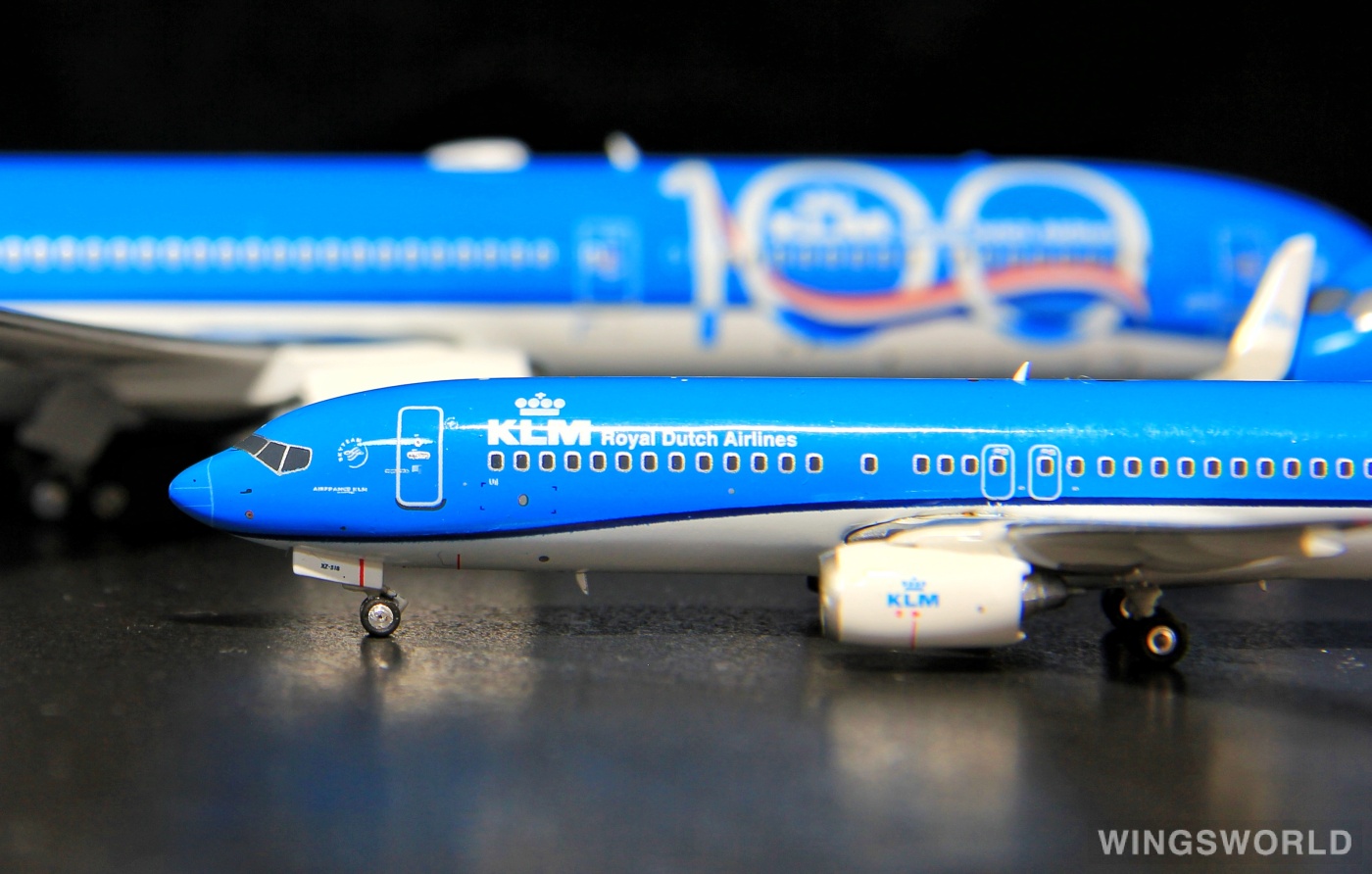 Phoenix 1:400 PH11119 KLM 荷兰皇家航空 Boeing 737-800 PH-BXZ