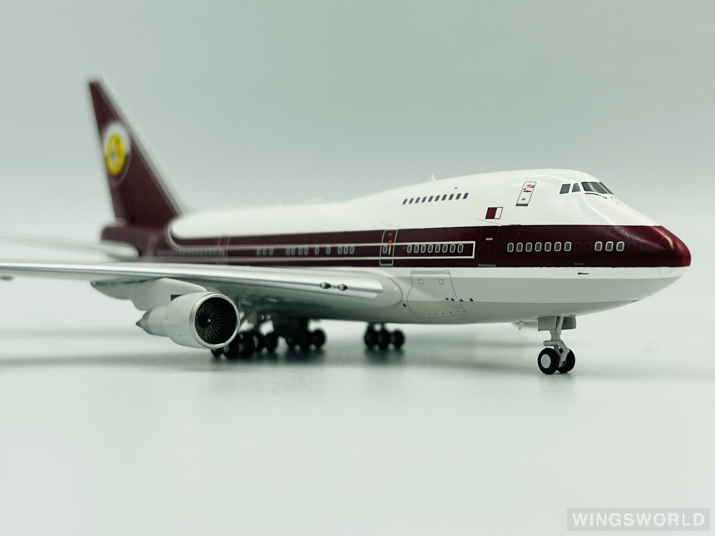 ng models 1:400 ng07003 qatar 卡塔爾航空 boeing 747sp vp-bat