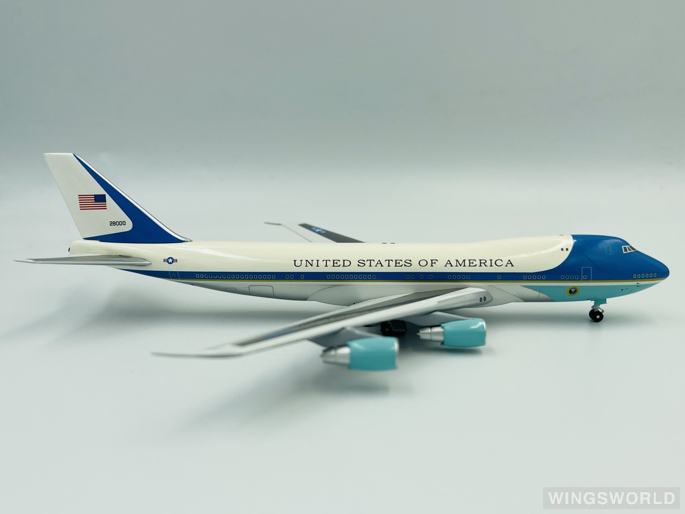 Aviation400 1:400 AV4742028 USAF 美国空军 Boeing 747-200 28000