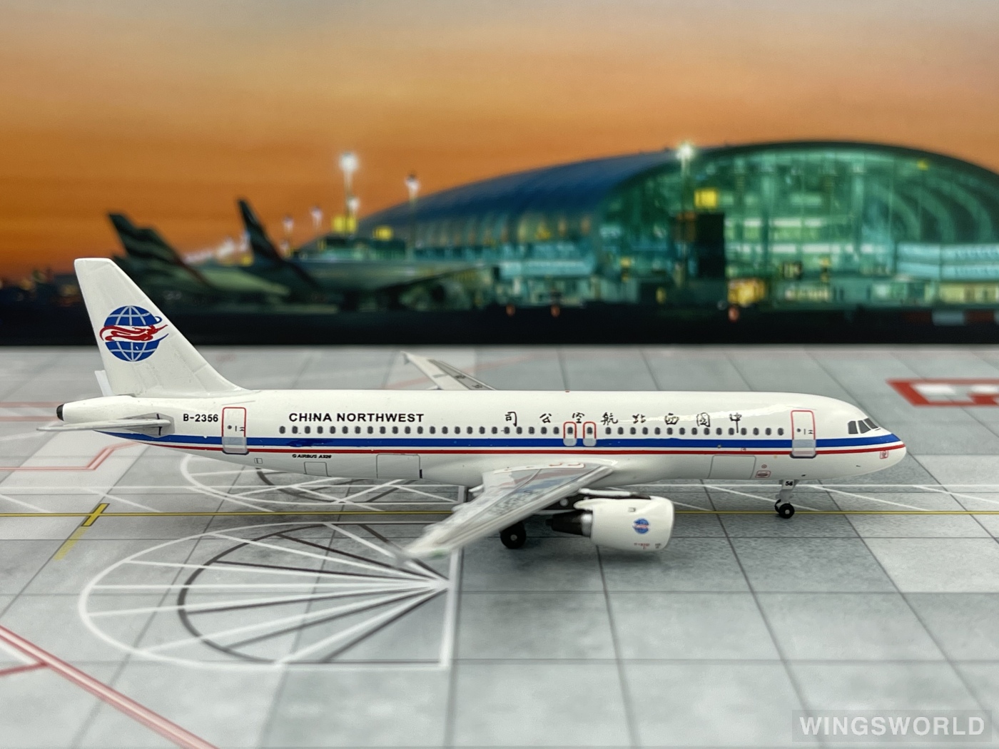 AeroClassics 1:400 ACB2356 China Northwest Airlines 中国西北航空 Airbus A320 B-2356