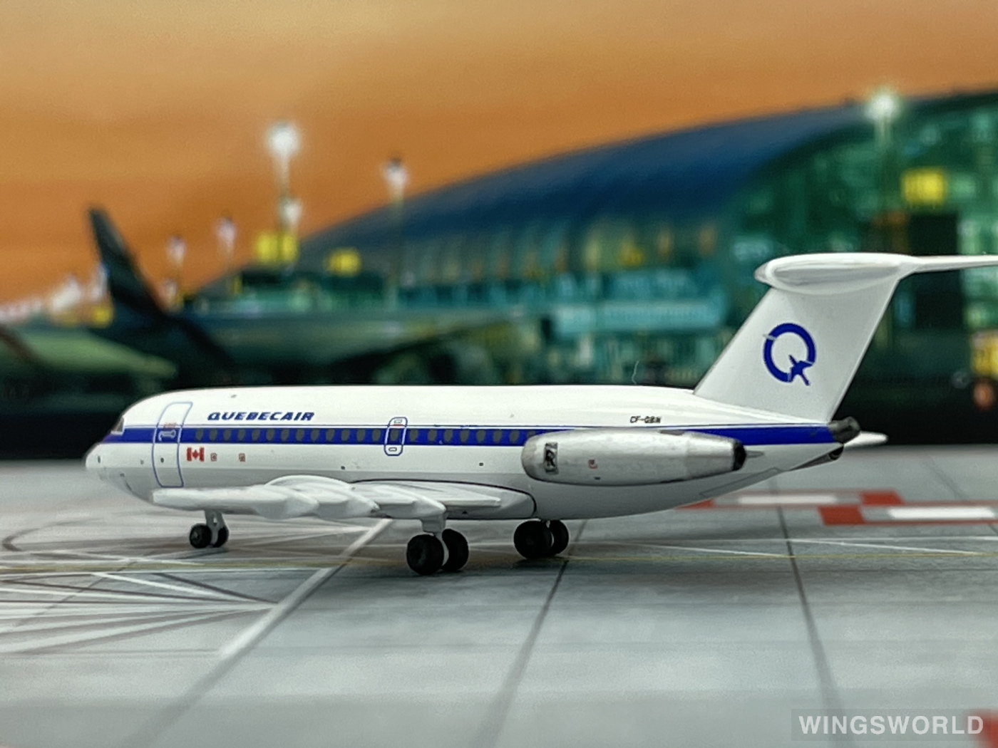 AeroClassics 1:400 ACCFQBN Quebecair BAC 111 CF-QBN