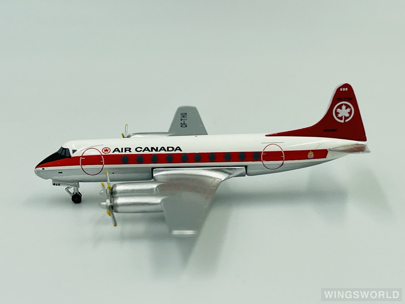 AeroClassics 1:400 ACCFTHQ Air Canada 加拿大航空 Vickers Viscount CF-THQ