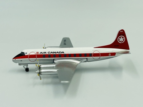 Air Canada 加拿大航空 Vickers Viscount CF-THQ  ACCFTHQ AeroClassics 1:400