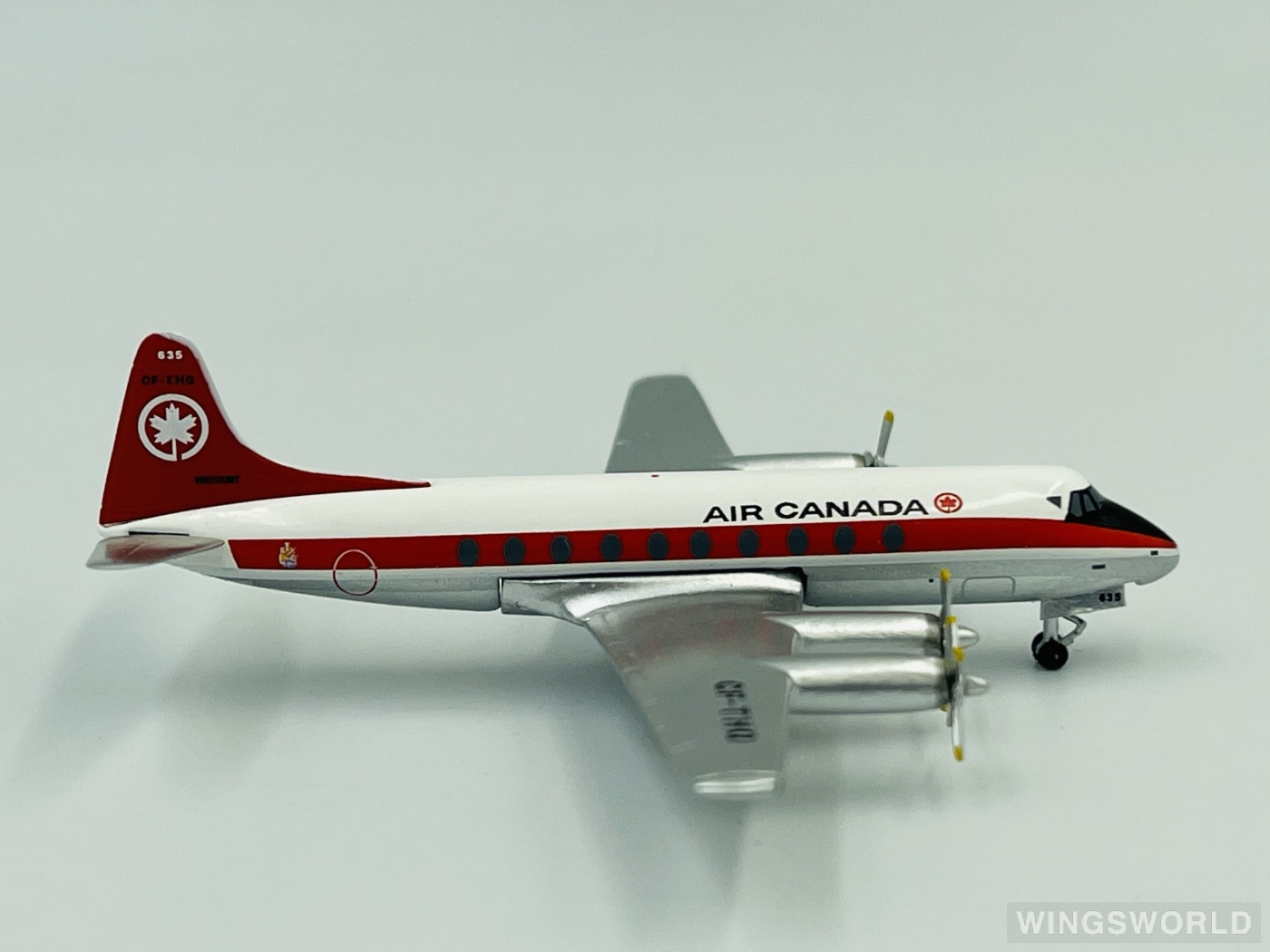 AeroClassics 1:400 ACCFTHQ Air Canada 加拿大航空 Vickers Viscount CF-THQ