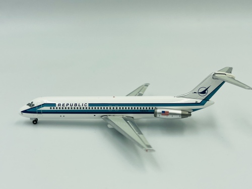 Republic Airline 共和航空 McDonnell Douglas DC-9 N942N  16121 netmodels@ 1:400