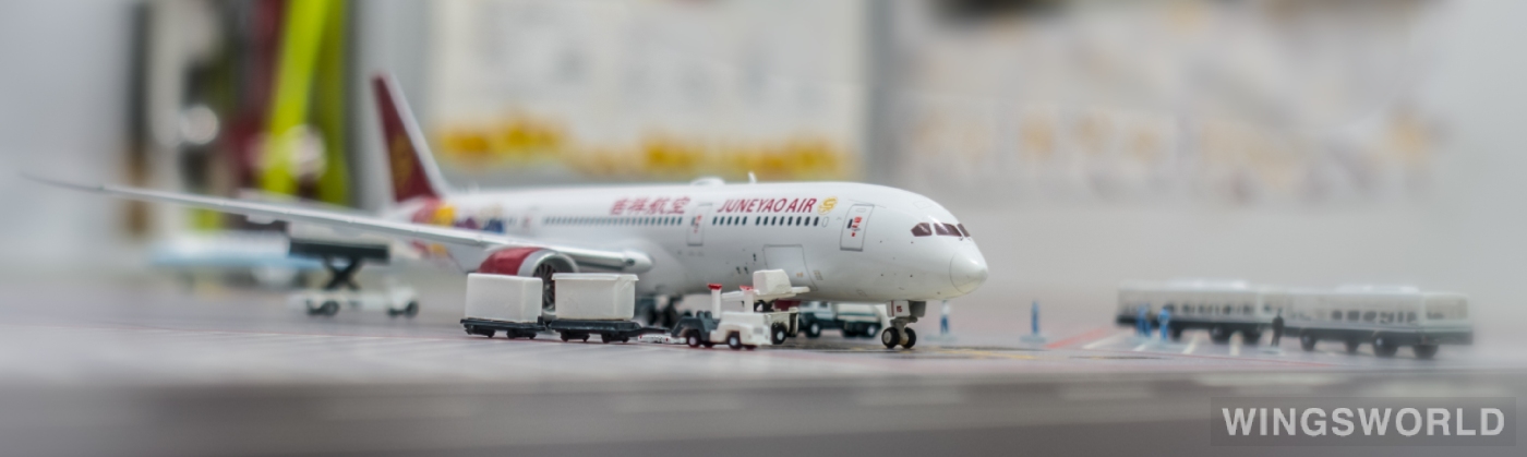 JC Wings 1:400 XX4080 Juneyao Airlines 吉祥航空 Boeing 787-9 B-1115