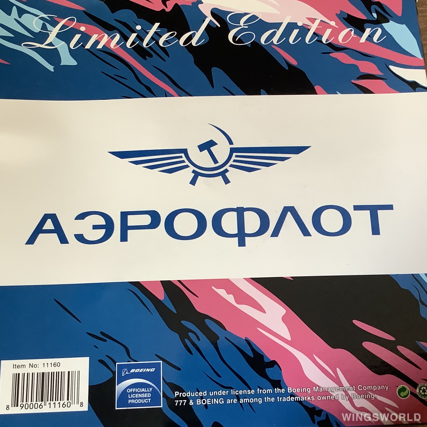 Phoenix 1:400 PH11160 Aeroflot 俄罗斯航空 Boeing 777-200 VP-BAS