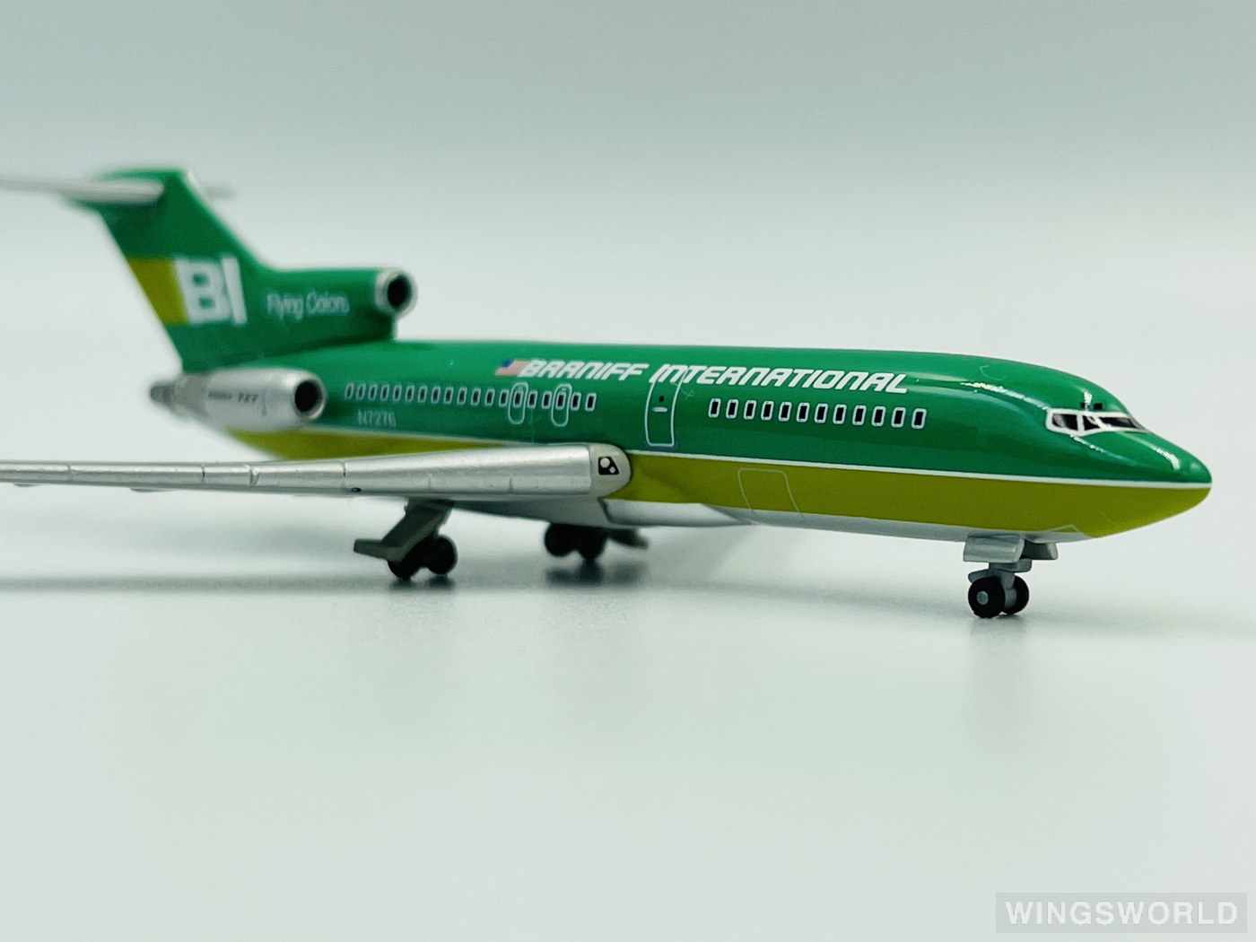 Jet-X 1:400 JX034 Braniff 布兰尼夫国际航空 Boeing 727-100 N7276