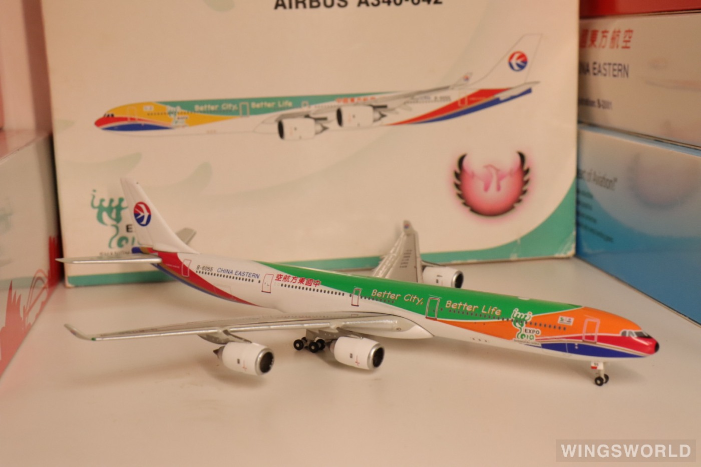 Phoenix 1:400 PH10113 China Eastern 中国东方航空 Airbus A340-600 B-6055