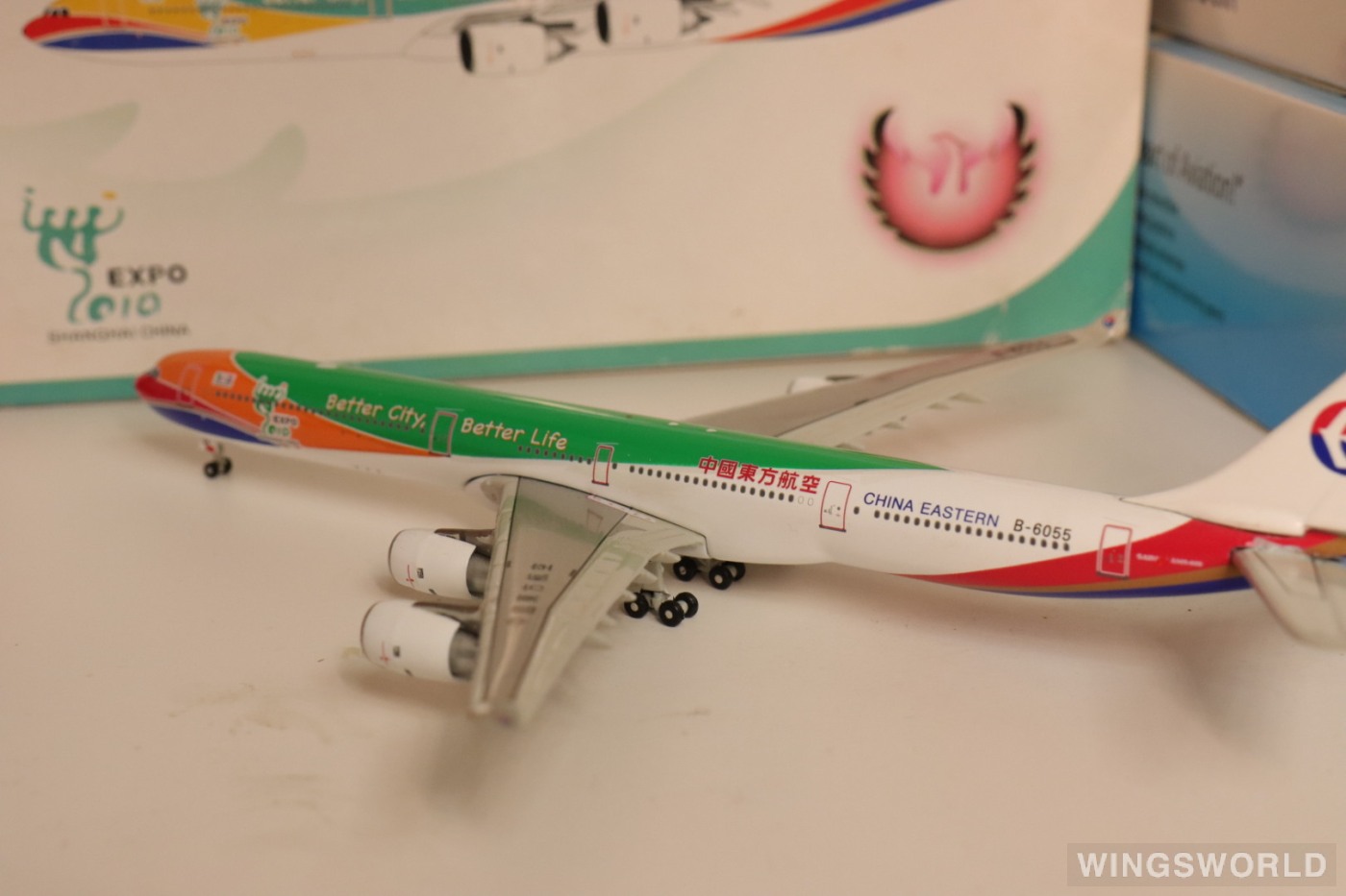Phoenix 1:400 PH10113 China Eastern 中国东方航空 Airbus A340-600 B-6055