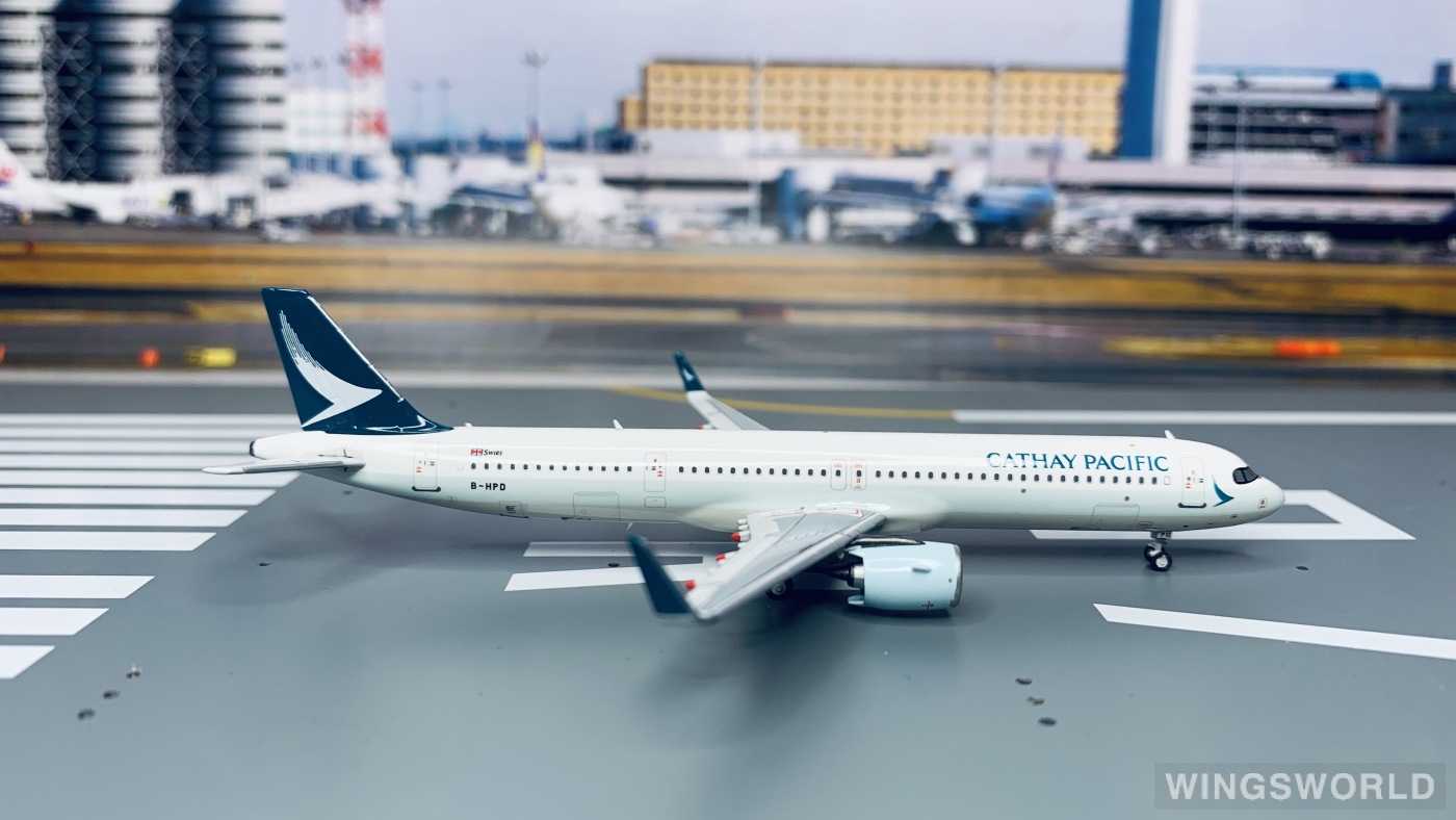 HYJLwings 1:400 HYJL81071 Cathay Pacific 国泰航空 Airbus A321neo B-HPD