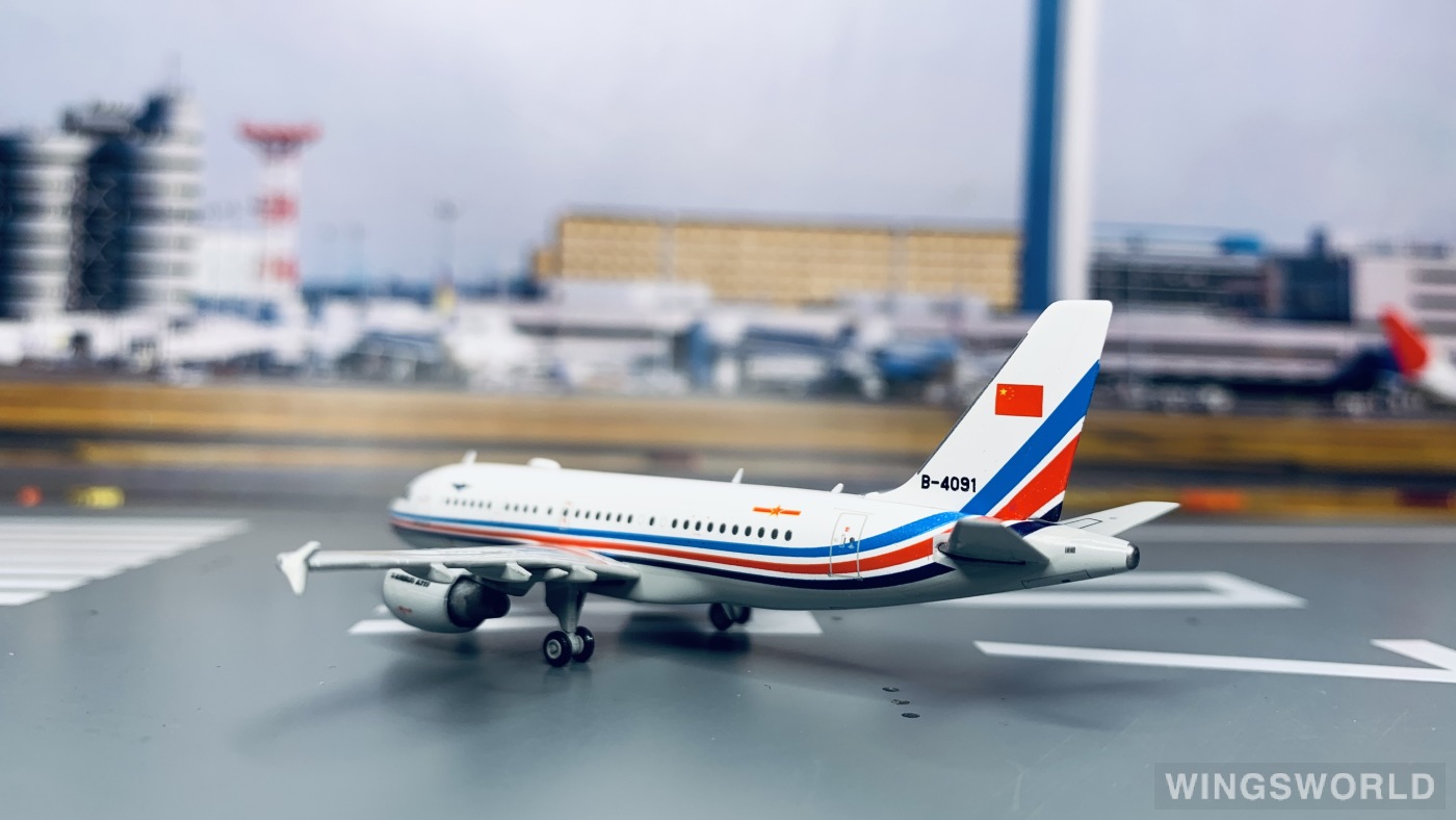 JC Wings 1:400 LH4122 PLAAF 中国空军 Airbus A319 B-4091