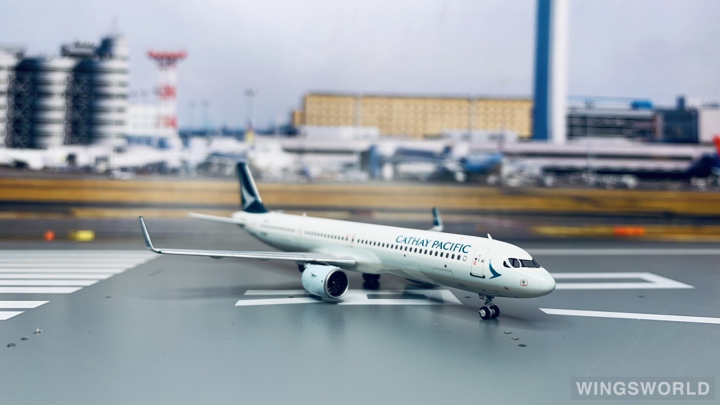 HYJLwings 1:400 HYJL81071 Cathay Pacific 国泰航空 Airbus A321neo B-HPD