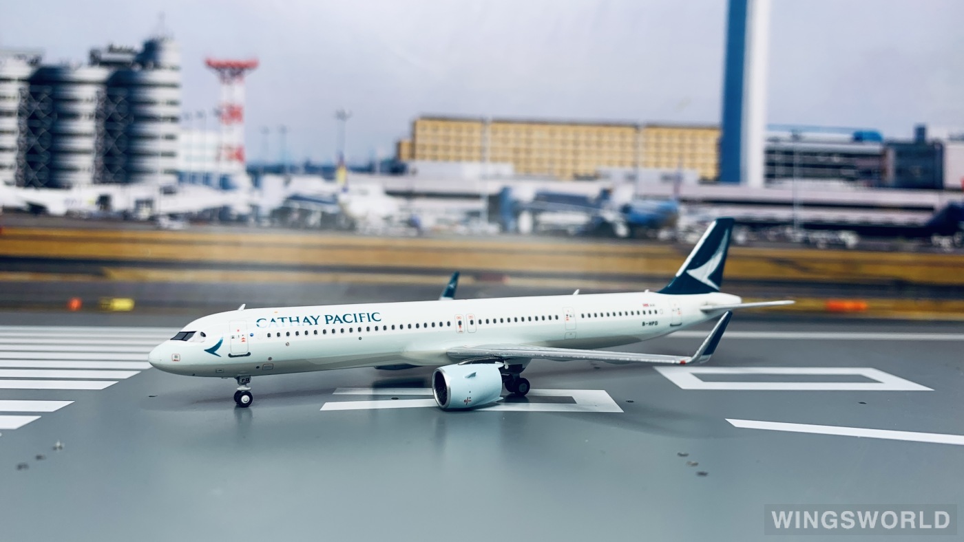 HYJLwings 1:400 HYJL81071 Cathay Pacific 国泰航空 Airbus A321neo B-HPD
