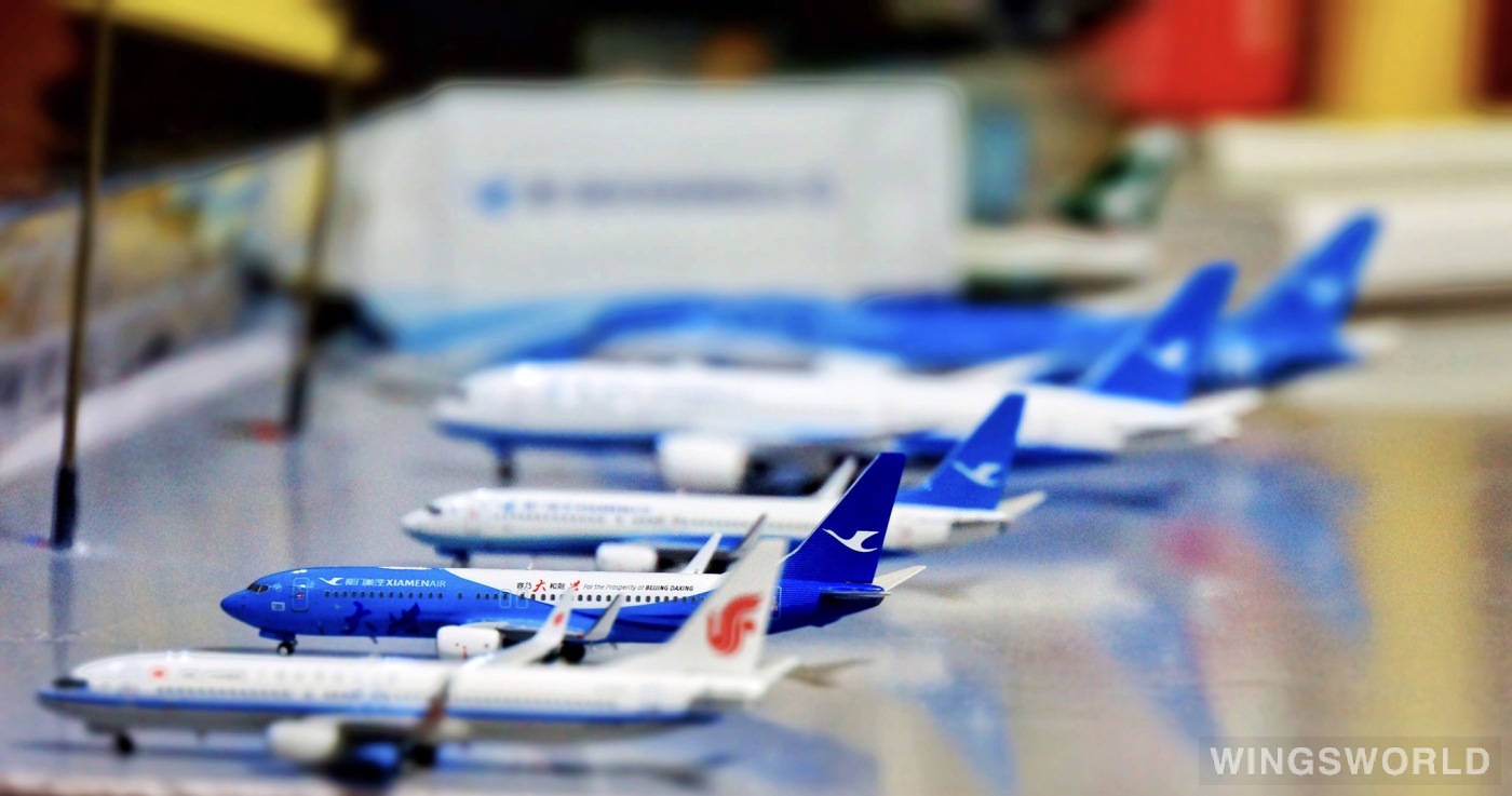 NGmodels 1:400 NG58082 XiamenAir 厦门航空 Boeing 737-800 B-5656