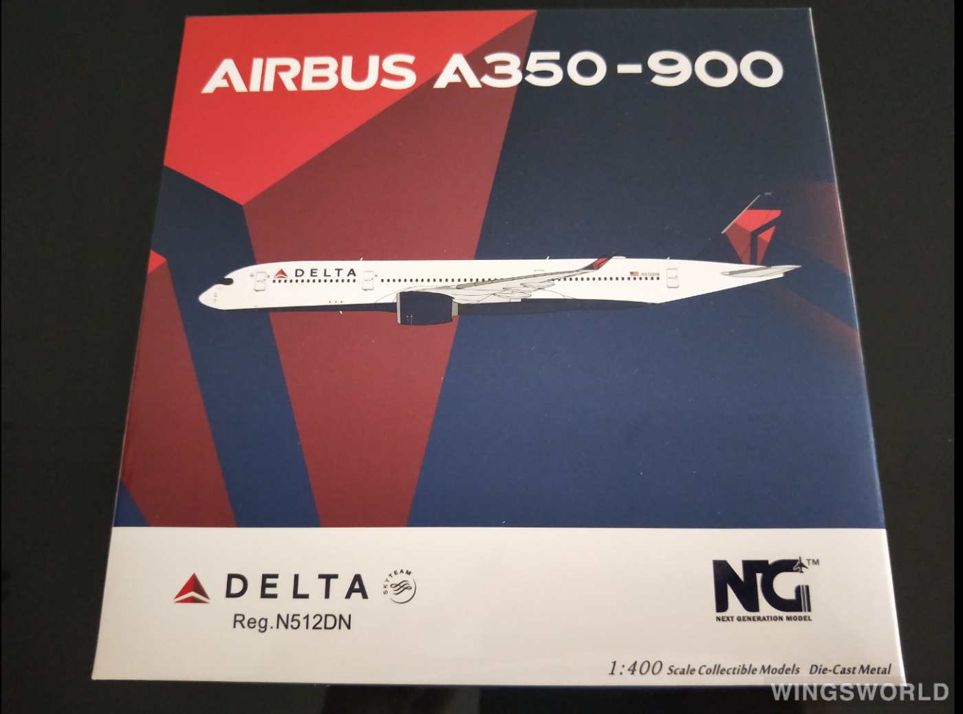 NGmodels 1:400 NG39006 Delta Air Lines 达美航空 Airbus A350-900 N512DN