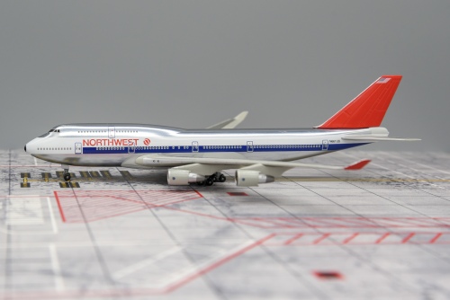 Jet-X 1:400 Boeing 747-400 Northwest Airlines 美国西北航空JX026B