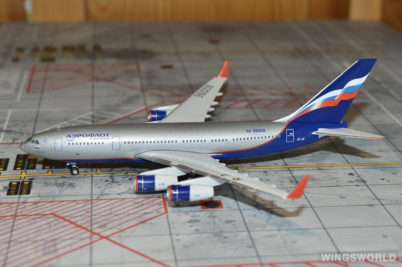Phoenix 1:400 PH10635 Aeroflot 俄罗斯航空 Ilyushin Il-96 RA-96008
