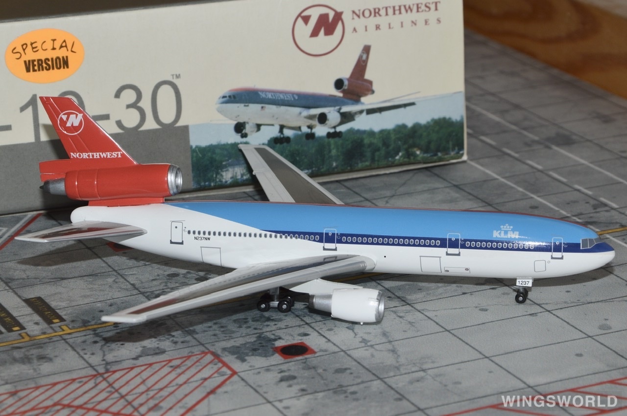 Dragon Models 1:400 55666B Northwest Airlines 美国西北航空 McDonnell Douglas DC-10 N237NW