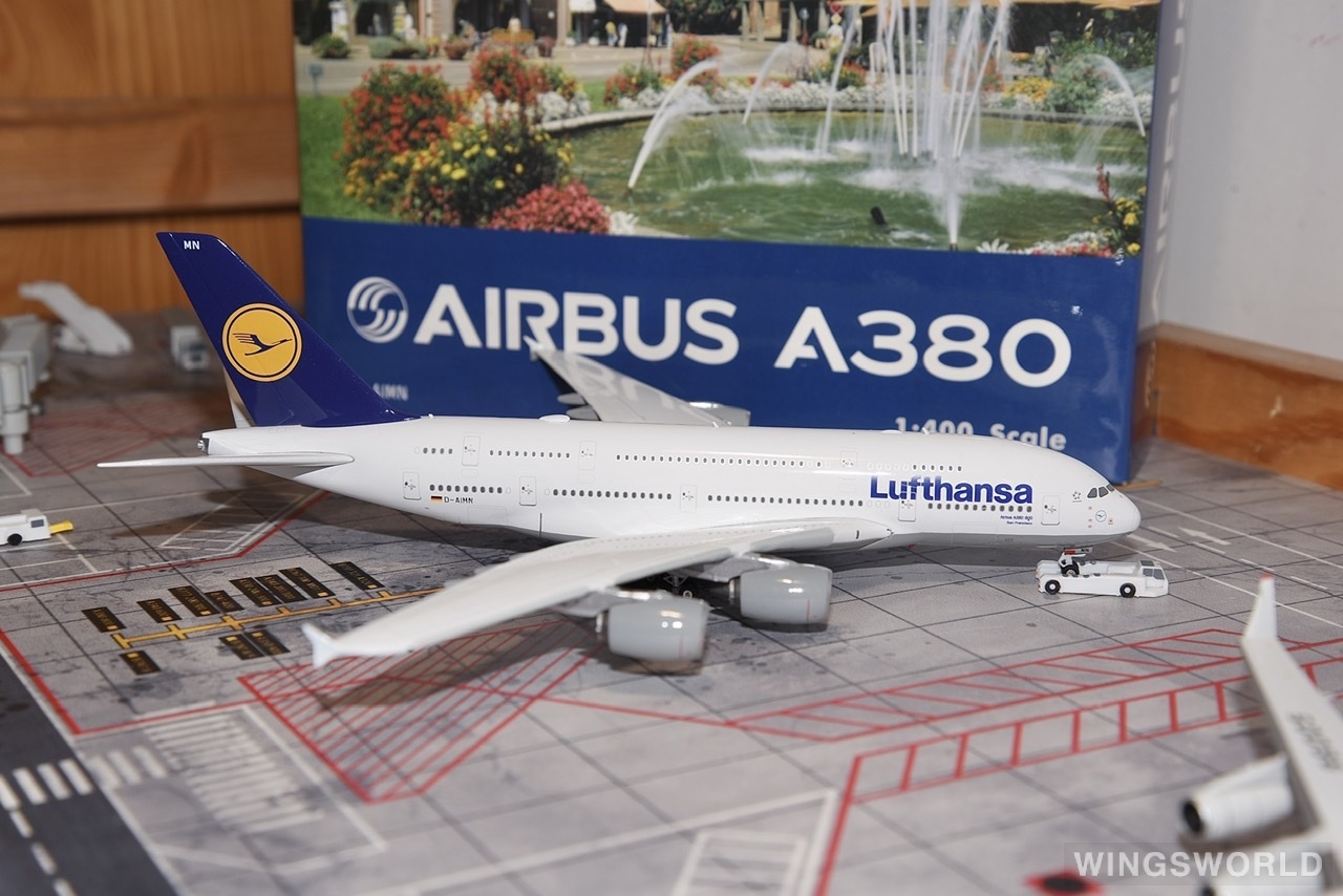 Phoenix 1:400 PH04084 Lufthansa 汉莎航空 Airbus A380-800 D-AIMN