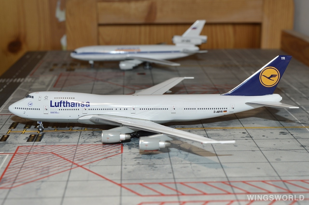 Apollo 1:400 A13126 Lufthansa 汉莎航空 Boeing 747-200 D-ABYR
