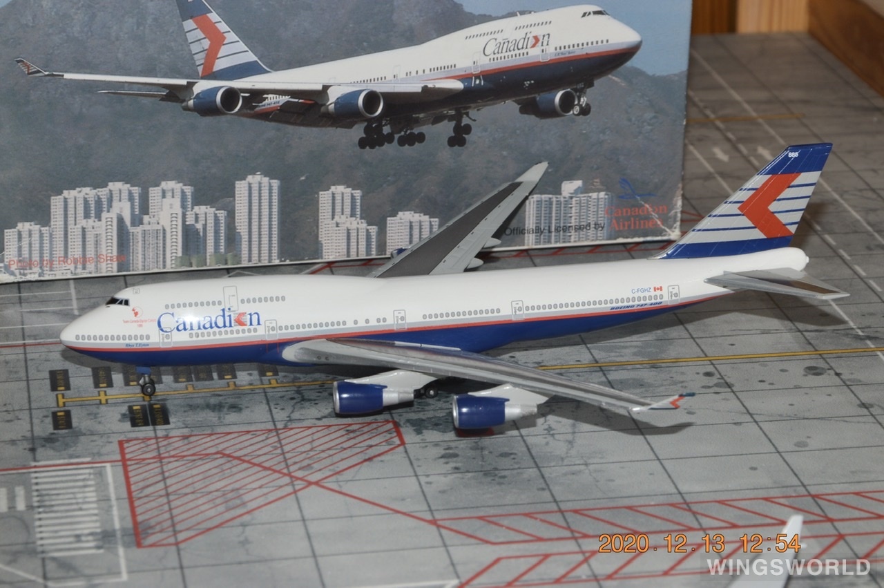 Dragon Models 1:400 55090C Air Canada 加拿大航空 Boeing 747-400 C-FGHZ