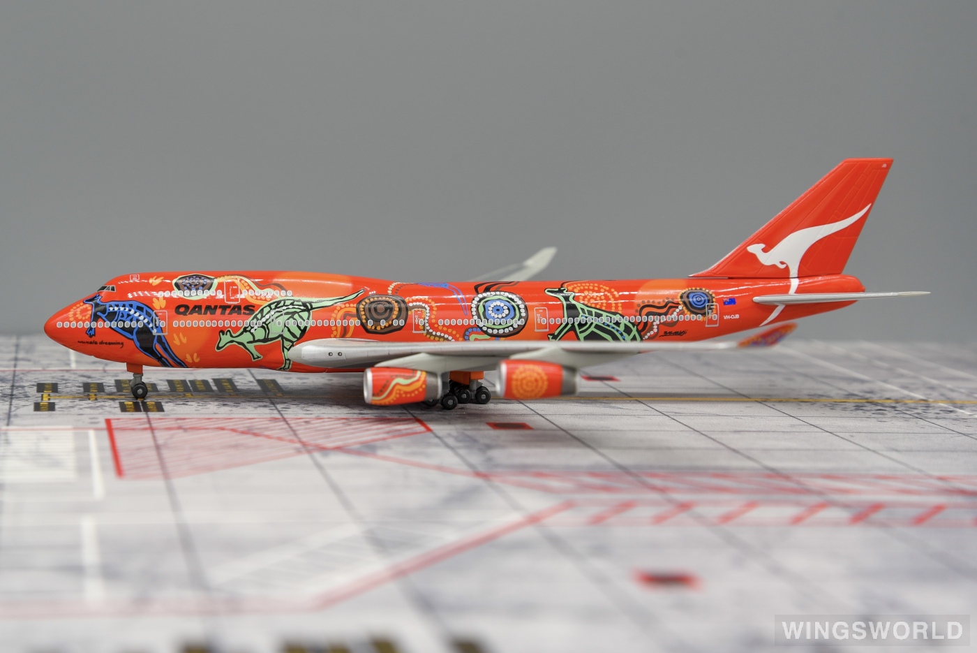 Dragon Models 1:400 55100 Qantas 澳洲航空 Boeing 747-400 VH-OJB