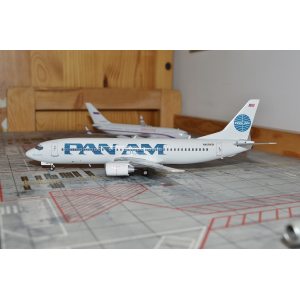 Pan Am 泛美航空 Boeing 737-400 N406KW  G2PAA255 Geminijets 1:200