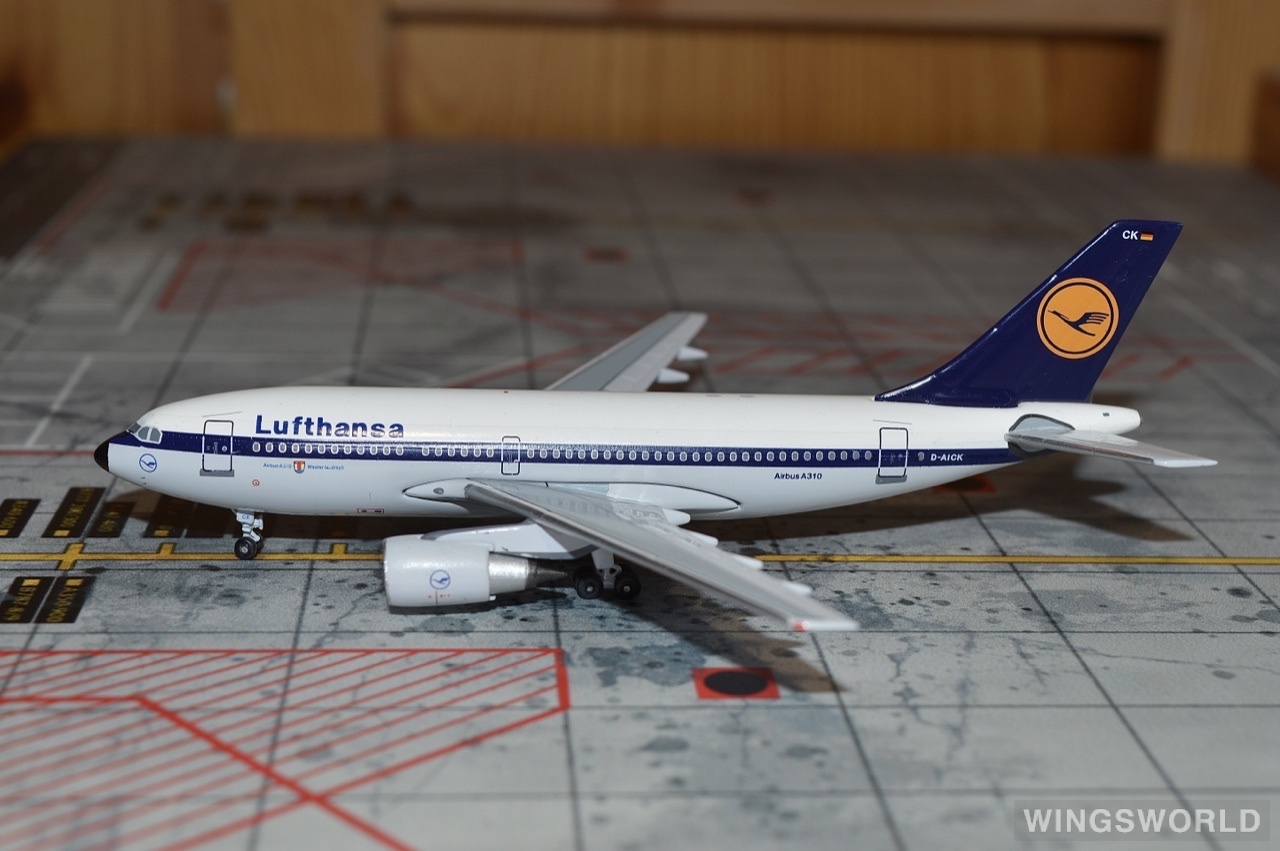 AeroClassics 1:400 AC4DAICK Lufthansa 汉莎航空 Airbus A310-200 D-AICK