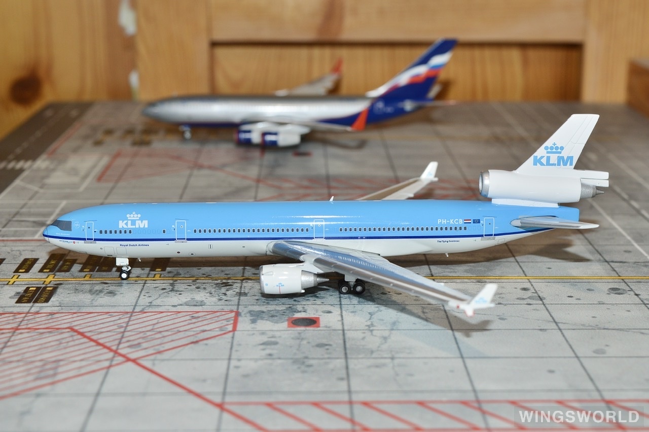 Geminijets 1:400 GJKLM1271 KLM 荷兰皇家航空 McDonnell Douglas MD-11 PH-KCB