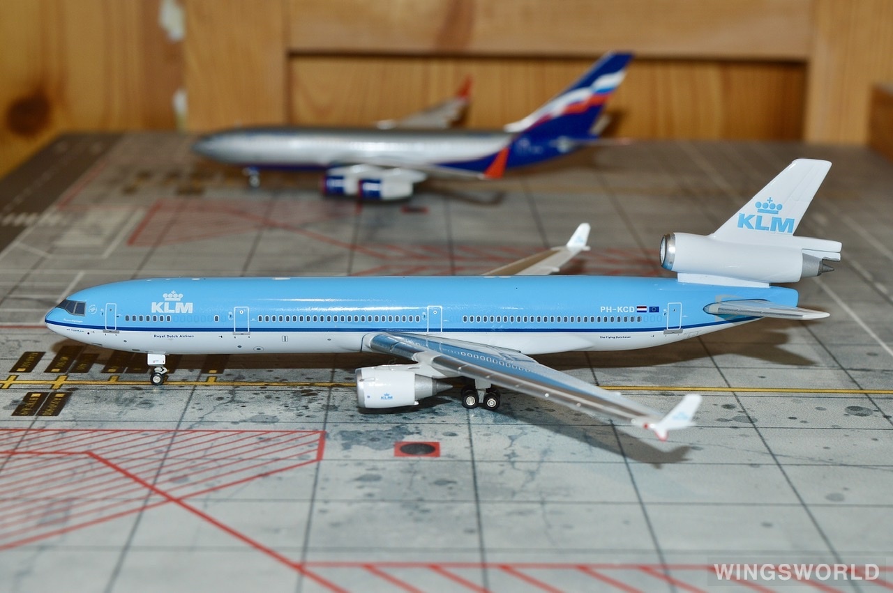 Geminijets 1:400 GJKLM922 KLM 荷兰皇家航空 McDonnell Douglas MD-11 PH-KCD