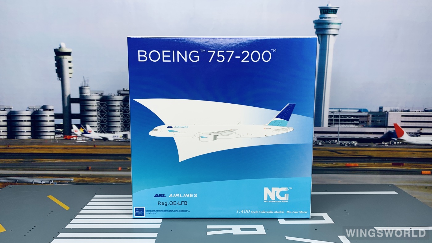 NGmodels 1:400 NG53172 ASL Airlines Belgium Boeing 757-200 OE-LFB