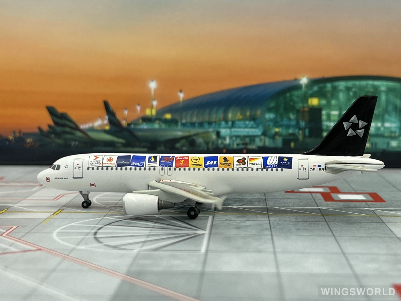 Dragon Models 1:400 55378 Austrian Airlines 奥地利航空 Airbus A320 OE-LBR