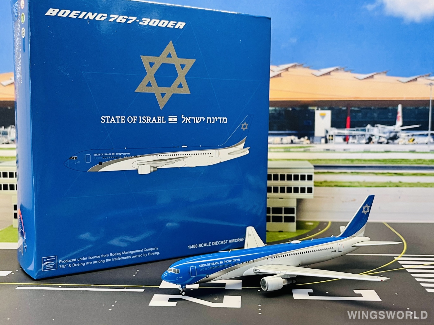 JC Wings 1:400 XX4248 Israeli Air Force 以色列空军 Boeing 767-300 4X-ISR