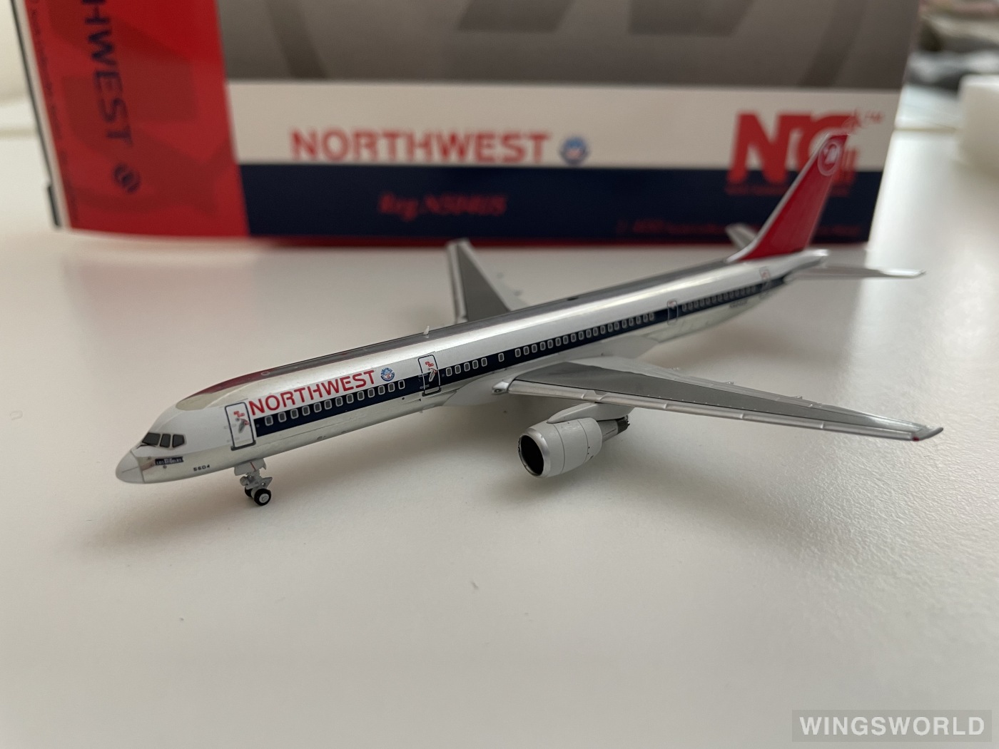 NGmodels 1:400 NG53038 Northwest Airlines 美国西北航空 Boeing 757-200 N504US