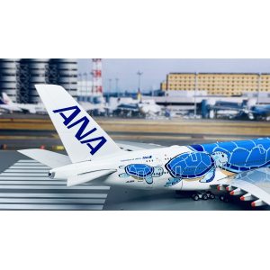 ANA 全日空 Airbus A380-800 JA381A 蓝海龟 PH04386 Phoenix 1:400