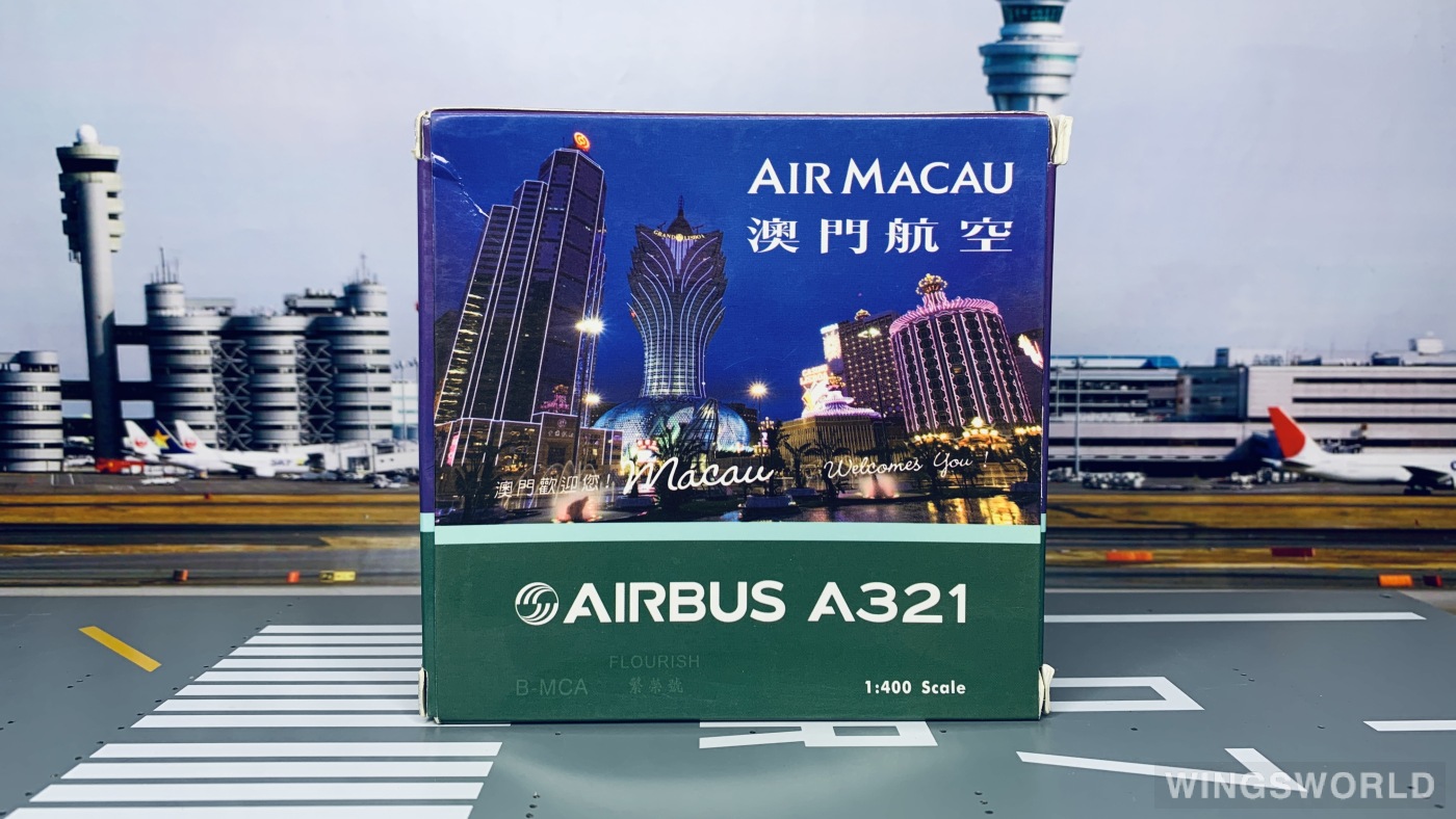 Phoenix 1:400 PH04073 Air Macau 澳门航空 Airbus A321 B-MCA