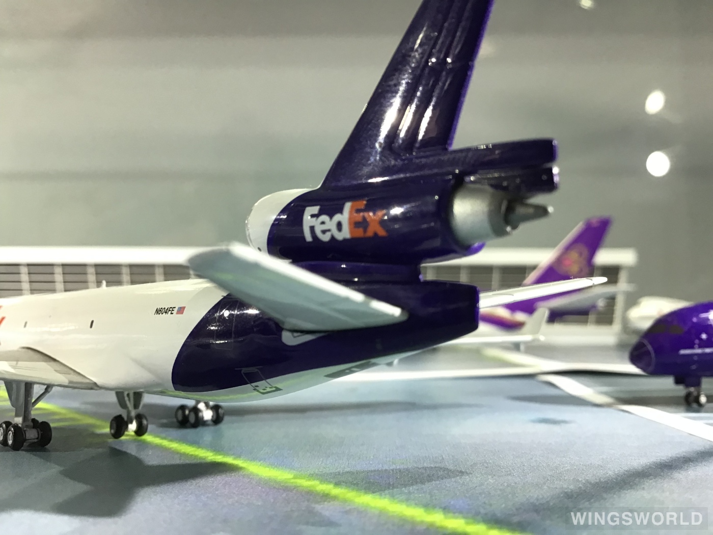 Geminijets 1:400 GJFDX1974 FedEx 联邦快递 McDonnell Douglas MD-11 N604FE