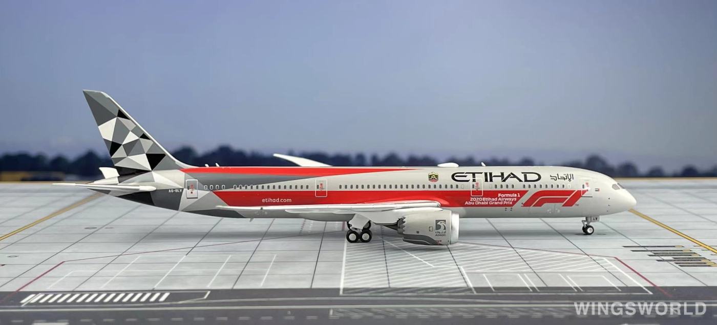 NGmodels 1:400 NG55062 Etihad Airways 阿提哈德航空 Boeing 787-9 A6-BLV