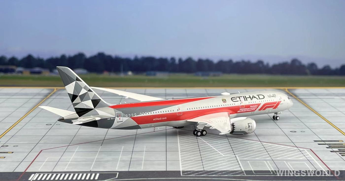 NGmodels 1:400 NG55062 Etihad Airways 阿提哈德航空 Boeing 787-9 A6-BLV