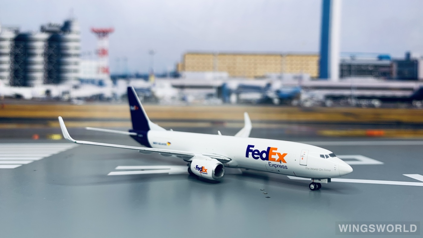 Geminijets 1:400 GJFDX1854 FedEx 联邦快递 Boeing 737-800 G-NPTD