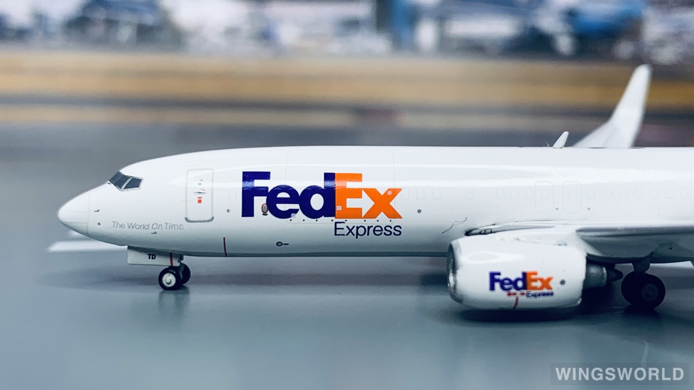 Geminijets 1:400 GJFDX1854 FedEx 联邦快递 Boeing 737-800 G-NPTD