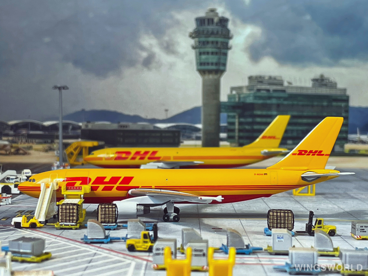 AeroClassics 1:400 Airbus A300-600 DHL 敦豪AC419960 D-AEAK
