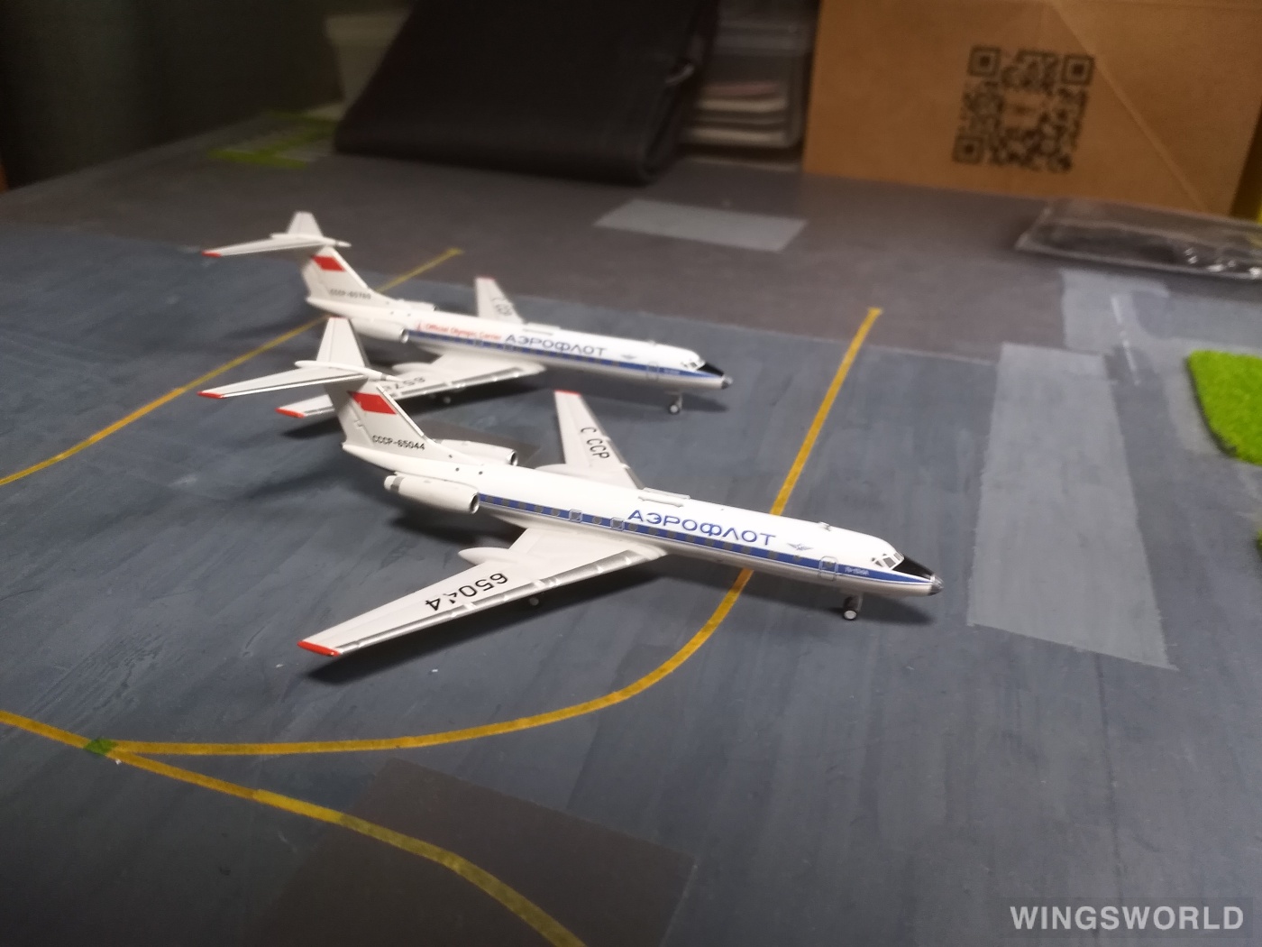 Pandamodel 1:400 202006 Aeroflot 俄罗斯航空 Tupolev TU-134 CCCP-65655