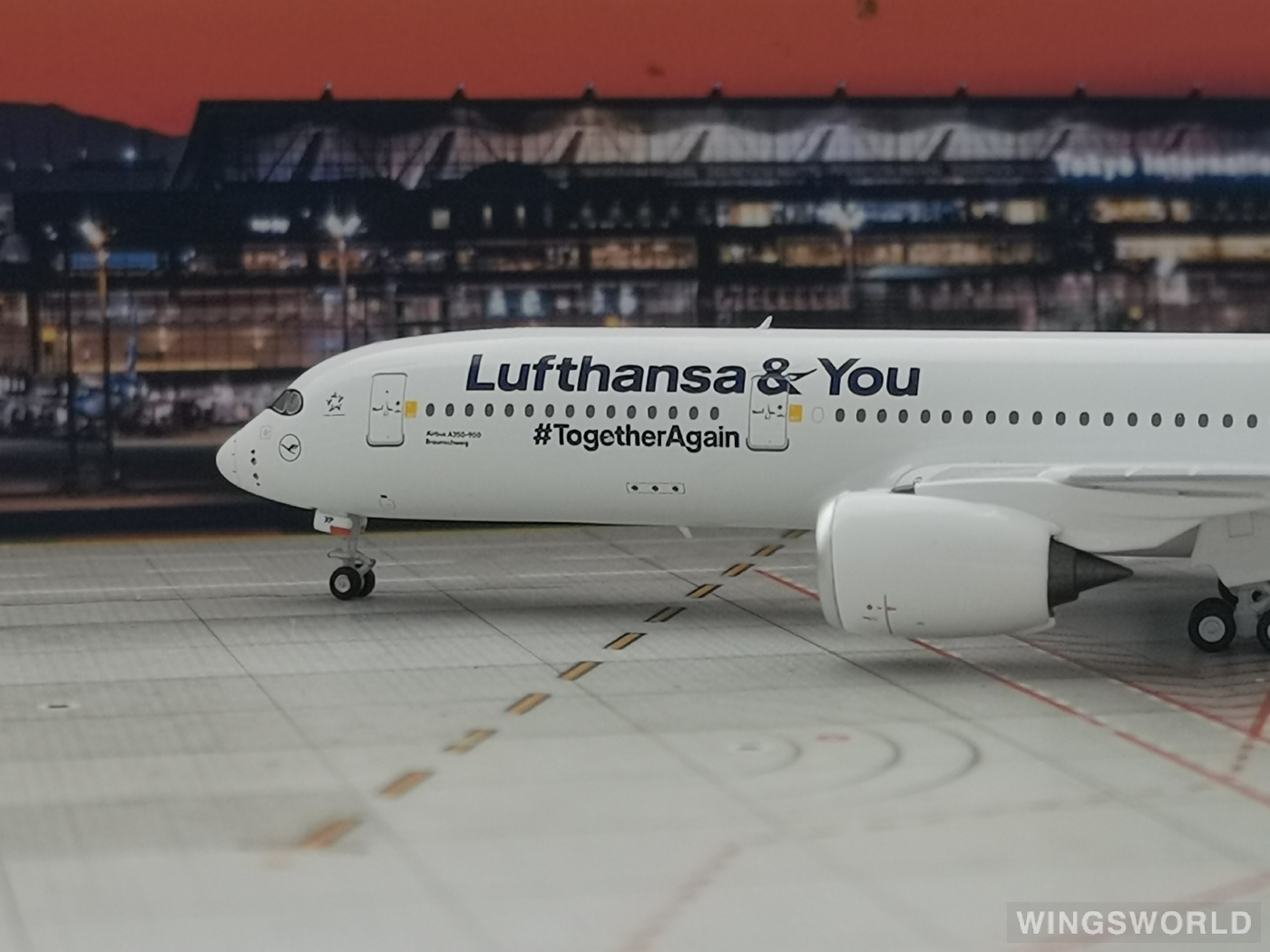NGmodels 1:400 NG39019 Lufthansa 汉莎航空 Airbus A350-900 D-AIXP