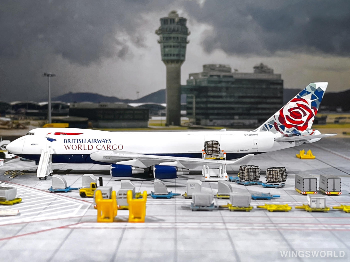 Geminijets 1:400 GJBAWXXX British Airways 英国航空 Boeing 747-400 N495MC